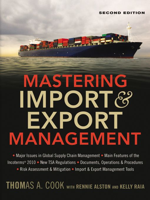 Title details for Mastering Import & Export Management by Thomas Cook - Wait list